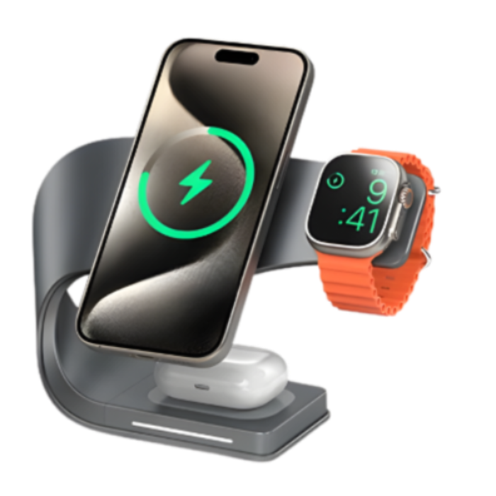 4-in-1 Shell Wireless Charger