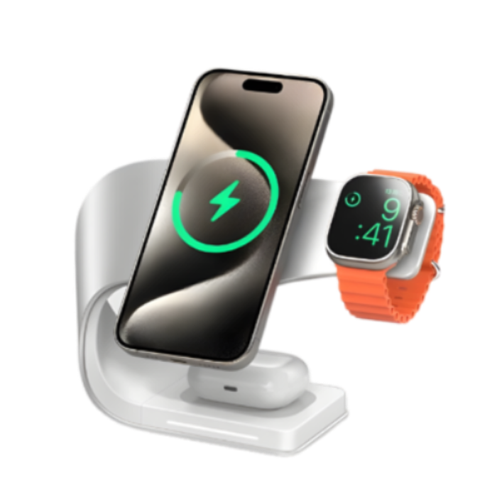 4-in-1 Shell Wireless Charger