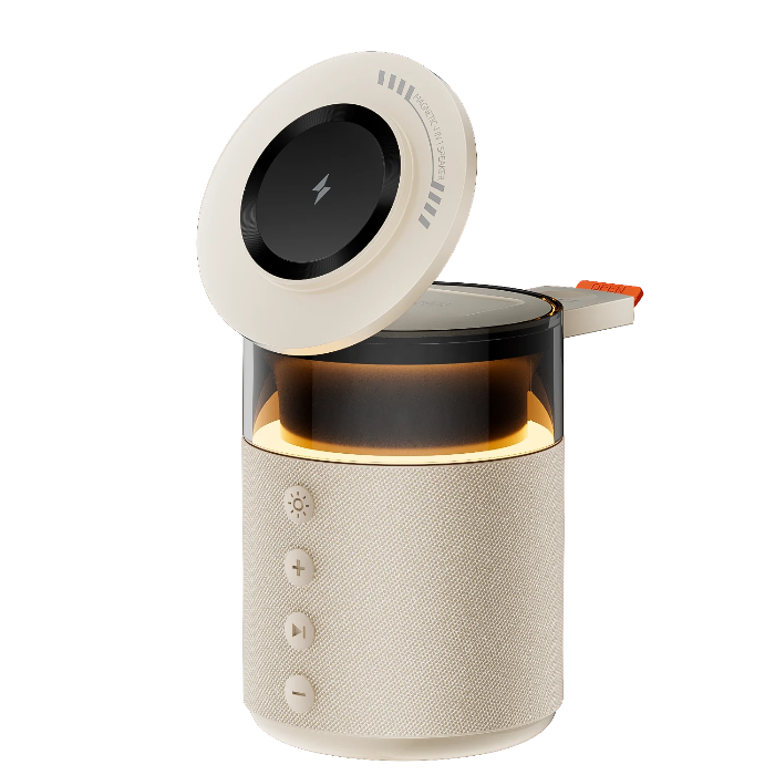 5-in-1 Magnetic Wireless Charger with Speaker