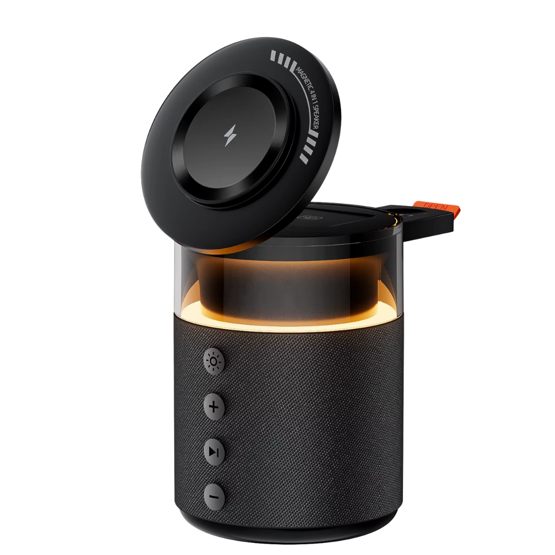 3-in-1 Magnetic Wireless Charger with Speaker