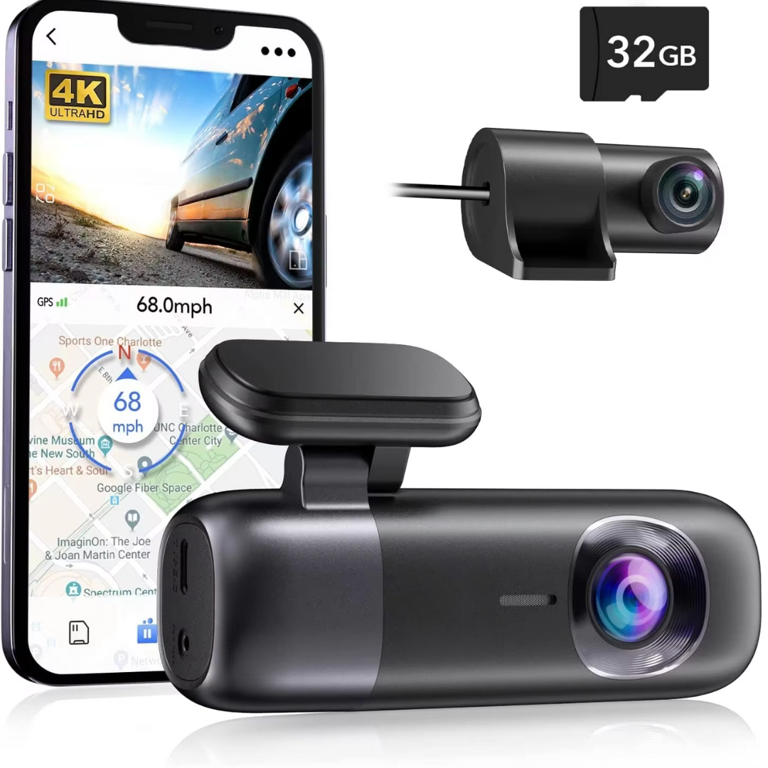 4K Front & Rear Dash Cam