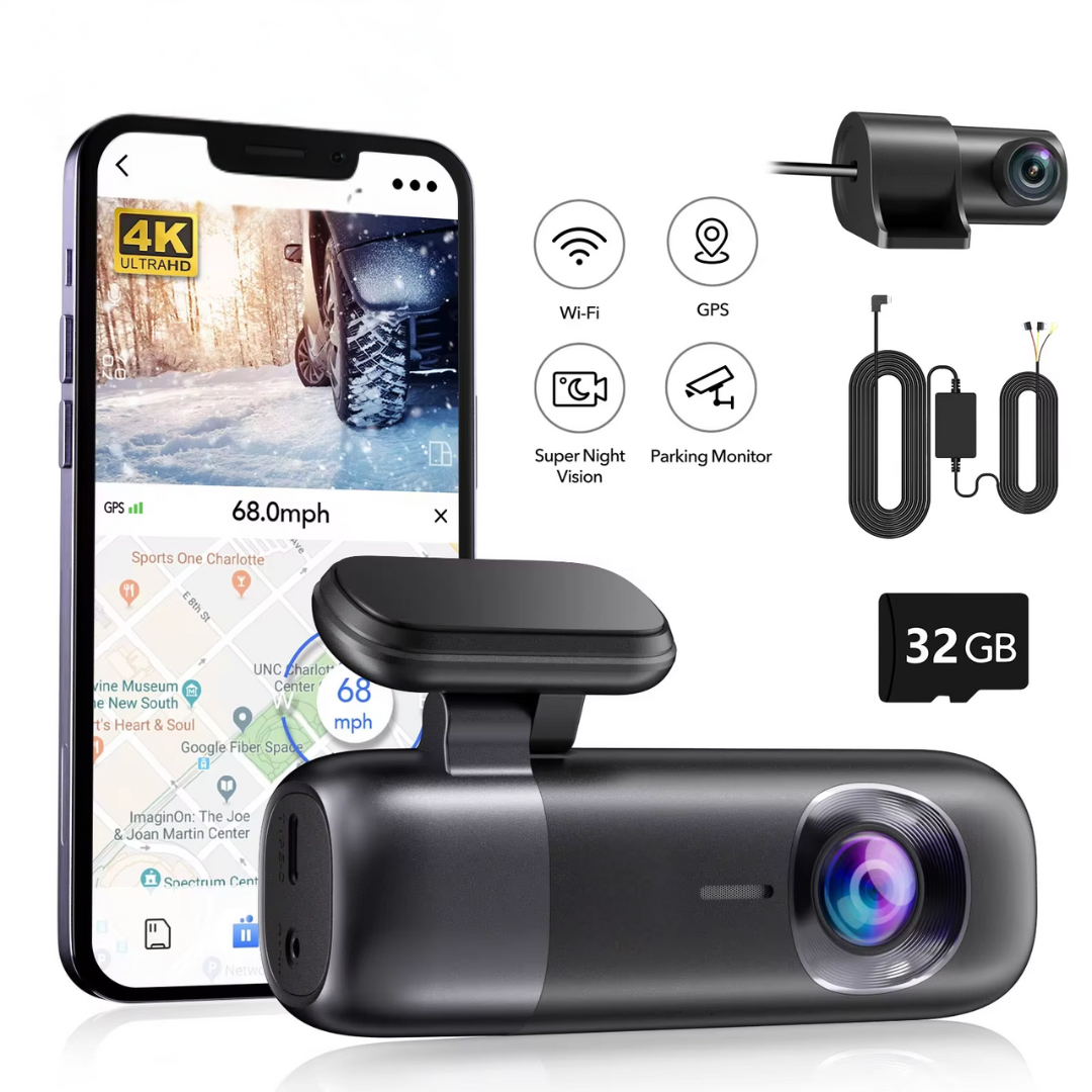4K Front & Rear Dash Cam